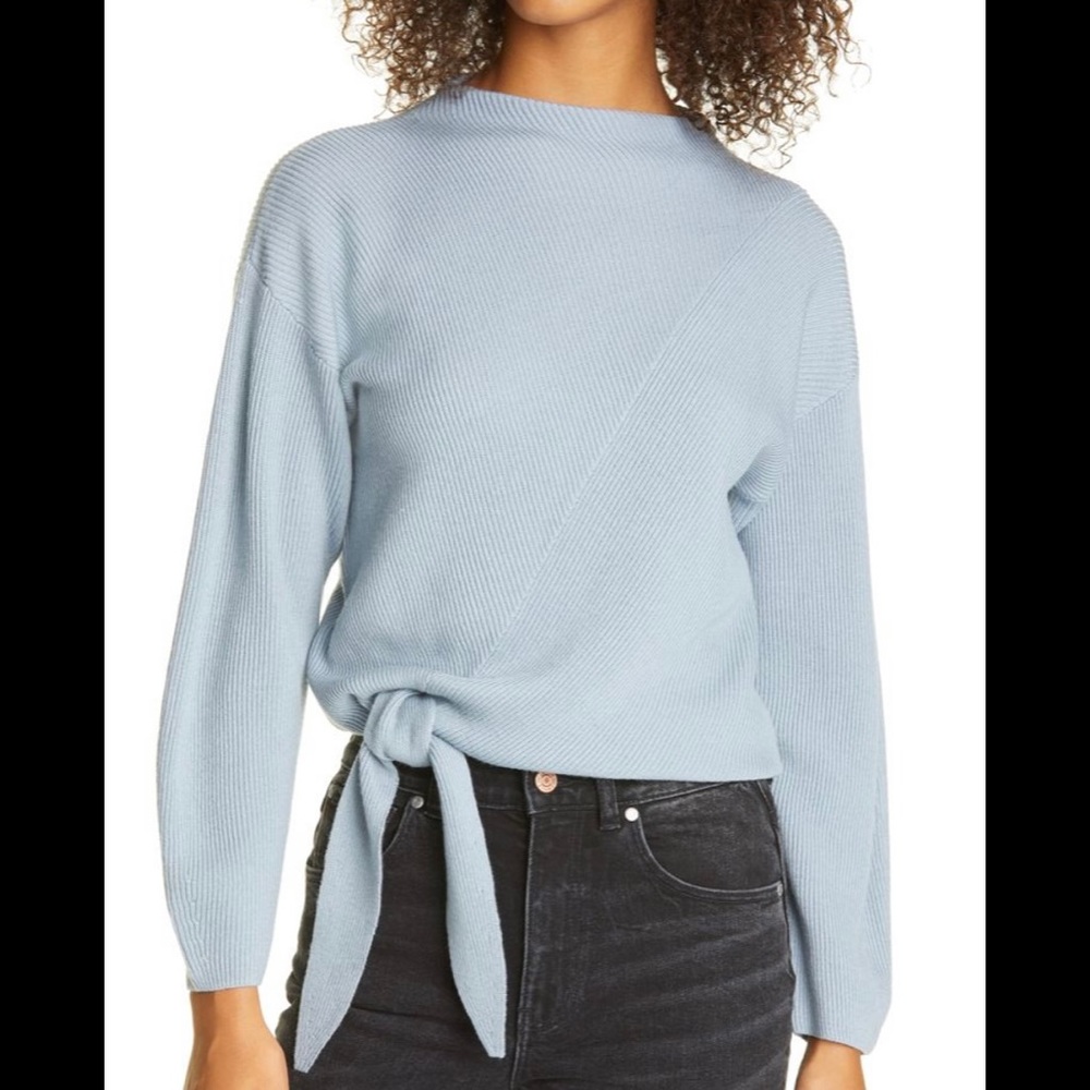 Rebecca Taylor side tie sweater
